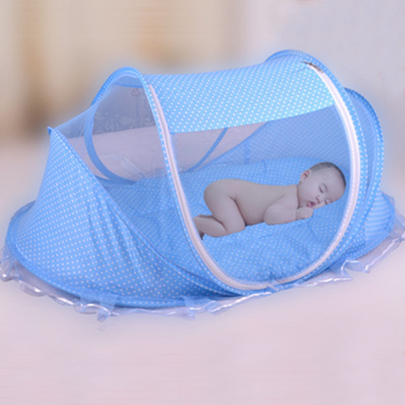 Foldable  Baby Bed Net With Pillow Net - kidszonedaily